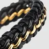 SERASAR | Bracciale in pelle da uomo [Acciaio] con doppia Anteprima dell’immagine prodotto 8