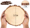 6 Stück Holzscheiben zum Basteln, Baumscheiben 18-20cm Produktbild-Vorschau 5