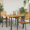 Plateau de table vidaXL, acacia massif huilé naturel, 120 x Voir les images du produit 3