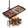 Grill do ogniska VEVOR, obrotowy, z rusztem, 61 cm, stal Podgląd zdjęcia produktu 2
