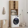 vidaXL Artisan dubová skříňka na pračku 64x25,5x190 cm Náhled obrázku produktu 3