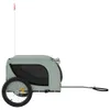 vidaXL Rimorchio per cani grigio e nero in tessuto Oxford e Anteprima dell’immagine prodotto 5