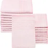 20er Set Waschlappen, rosa, Mischgewebe, 16x22 cm Produktbild-Vorschau 1