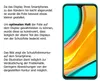 A smartphone screen with a protective film outline shown next to descriptive text. Náhled obrázku produktu