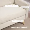 Canapé 2 places HOMCOM, avec coussins d'assise et de Voir les images du produit 5