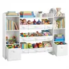 SONGMICS Kinderregal mit 4 offenen Fächern, Kinderregal, 9 Produktbild-Vorschau 8
