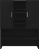 Waschmaschinenschrank Schwarz Eichen-Optik 70,5x25,5x90 cm, Produktbild-Vorschau 6