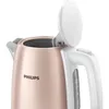 Close-up of a rose gold electric kettle with the lid open. Anteprima dell’immagine prodotto