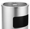 Relaxdays Standaschenbecher mit Mülleimer, Edelstahl, 30 l, Produktbild-Vorschau 7