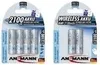 ANSMANN maxE - Batterie 4 x AA NiMH 2100 mAh (5035052) Podgląd zdjęcia produktu 7