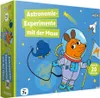 A box for a children's science experiment kit about astronomy, featuring cartoon characters. Voir les images du produit