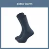 A pair of dark blue socks on a white background. Produktbild-Vorschau