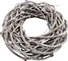 Couronne de vigne blanchie à la chaux en 20 cm pour le Voir les images du produit 1