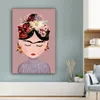 MuchoWow® - Leinwandbilder - Pastell - Frau - Blumen - Produktbild-Vorschau 4