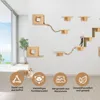 TWSOUL Katzen-Kletterwand 9/17 Stück Deluxe-Katzenmöbel aus Produktbild-Vorschau 4
