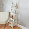 Regal Leiterregal Holz Wandregal Bücherregal für Küche Produktbild-Vorschau 3