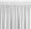 A white sheer curtain with gathered heading. Náhľad obrázku produktu