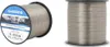 Two spools of fishing line are shown against a white background. One spool is on the left and shows the brand and product details. The other spool is on the right and shows the fishing line wound around it. Anteprima dell’immagine prodotto
