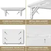 Wandklapptisch Schreibtisch Tischplatte 60x40 cm in Weiß Produktbild-Vorschau 4