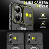 Close-up of a phone case with a slide camera cover, showing its features and benefits. Produktbild-Vorschau