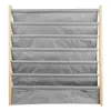 Bücherregal für kinder 75x30x76cm aus Baumwolle Leinen und Produktbild-Vorschau 12