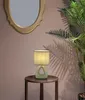 Lampada da tavolo, Vetroceramica tessile, verde, H 30 cm Anteprima dell’immagine prodotto 8