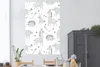 MuchoWow® Poster Muster - Tiere - Lila 120x180 cm - Produktbild-Vorschau 2