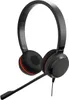 A black Jabra headset with red accents and a microphone boom is shown against a white background. Anteprima dell’immagine prodotto