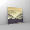 Bilder auf glas - Berge Wald Natur - 70x70cm - Glasbilder - Produktbild-Vorschau 4