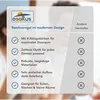 osoltus Badregal Korbregal Veile aus Bambus und Weiß Produktbild-Vorschau 4