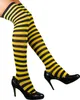 Overknees Kniestrümpfe "Ringelstrümpfe" | Gelb Schwarz Produktbild-Vorschau 2