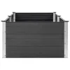 Garten-Hochbeet 250 x 100 x 54 cm WPC Grau , Gabionen Produktbild-Vorschau 4