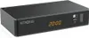 A black digital receiver box with a digital display showing the time. Produktbild-Vorschau