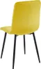 Sedia da pranzo CasaDolce MELKO, set di 4, giallo, 43x54x91 Anteprima dell’immagine prodotto 3