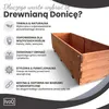IvoQ Drewniana donica – 120x40x32 cm – Lite drewno z Podgląd zdjęcia produktu 4