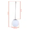 Premium Solar LED Hängeleuchte - 20 cm / 4 LED warm weiß - Produktbild-Vorschau 2