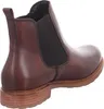 A close-up side view of a brown leather Chelsea boot. Produktbild-Vorschau