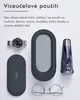 A collection of items arranged around an ultrasonic cleaner, including a watch, glasses, a shaver, and a flat case. Náhled obrázku produktu