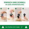 A step-by-step visual guide showing how to assemble or use a kitchen appliance part, possibly a blade or cover. Produktbild-Vorschau