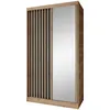 BEAUTYSOFA | Armoire DONATELLO 120 cm Artisan/Noir avec Voir les images du produit 2