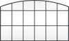 vidaXL Wandspiegel Schwarz 100x60 cm Gewölbt Eisen Produktbild-Vorschau 3