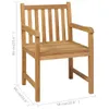 Möbel 7-tlg. Garten-Essgruppe Massivholz Teak - Balkonmöbel Produktbild-Vorschau 10