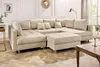 riess-ambiente XXL Wohnlandschaft KENT 305cm champagner Produktbild-Vorschau 8