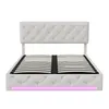 INONEFT Boxspringbett 140x200cm mit LED, Polsterbett mit Produktbild-Vorschau 10