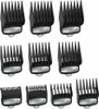 A collection of Wahl brand hair clipper guards arranged in rows on a white background. Produktbild-Vorschau