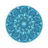 MuchoWow® Mauspad Mousepad Mandala - Blau - Muster 30x30 cm Produktbild-Vorschau 1