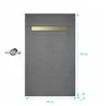Receveur de douche à carreler 140x80 cm avec bonde Voir les images du produit 4