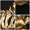 Gerahmtes Poster - Schwarzer Rahmen - Golden Blätter Produktbild-Vorschau 9