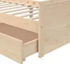 vidaXL Massivholzbett mit Schubladen Kiefer 90x200 cm Produktbild-Vorschau 8