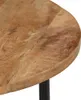 vidaXL Table basse 54x54x35 cm Bois massif manguier et fer Voir les images du produit 4